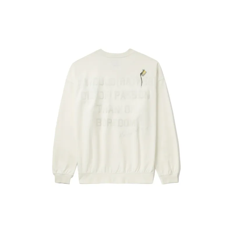 MUSIUM DIV Logo embroidered Cotton Sweatshirt-11