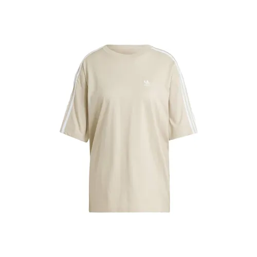 Adidas Originals Adicolor Classics Oversized T-Shirts Women's Beige