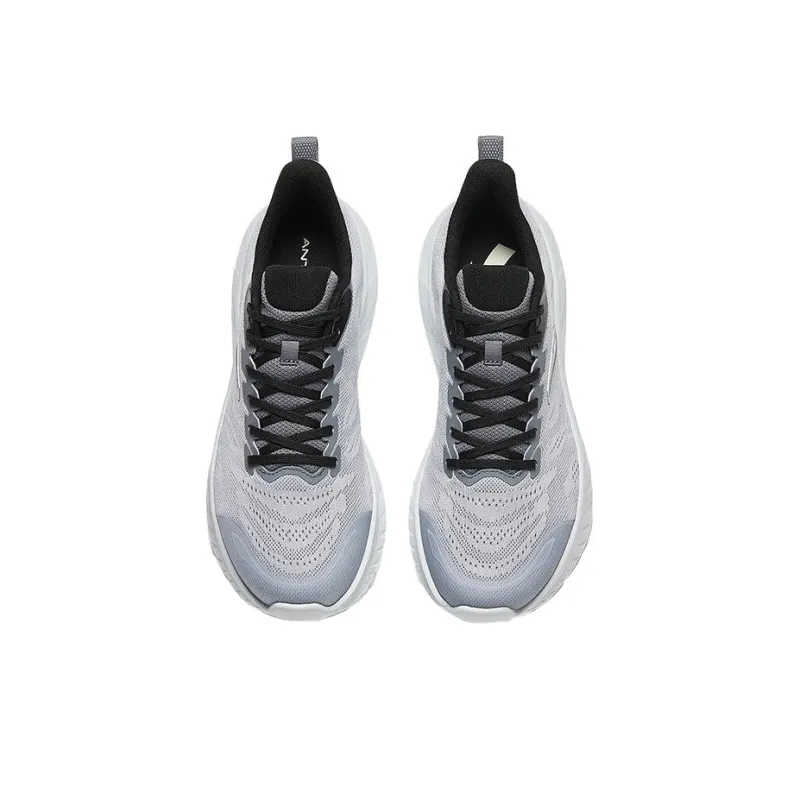 Anta Light Cloud Anti-Slip Wear-Resistant Low-Top Running Shoes Men's Gray-2