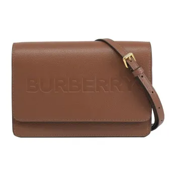 Burberry Cow Leather Crossbody Bag, Shoulder Bag Women's Coffee