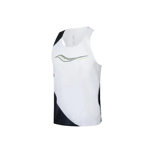 Saucony Tank Tops Unisex White