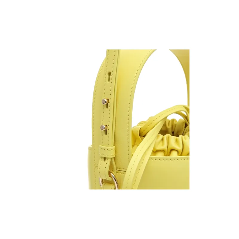 Chloe Leather Bucket Bag, Crossbody, One Shoulder Handbag Women's Green-2