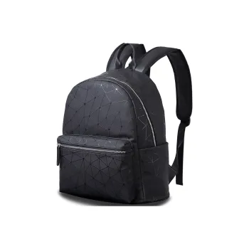 Slazenger PU Travel Bag Backpack Medium Size Unisex Black