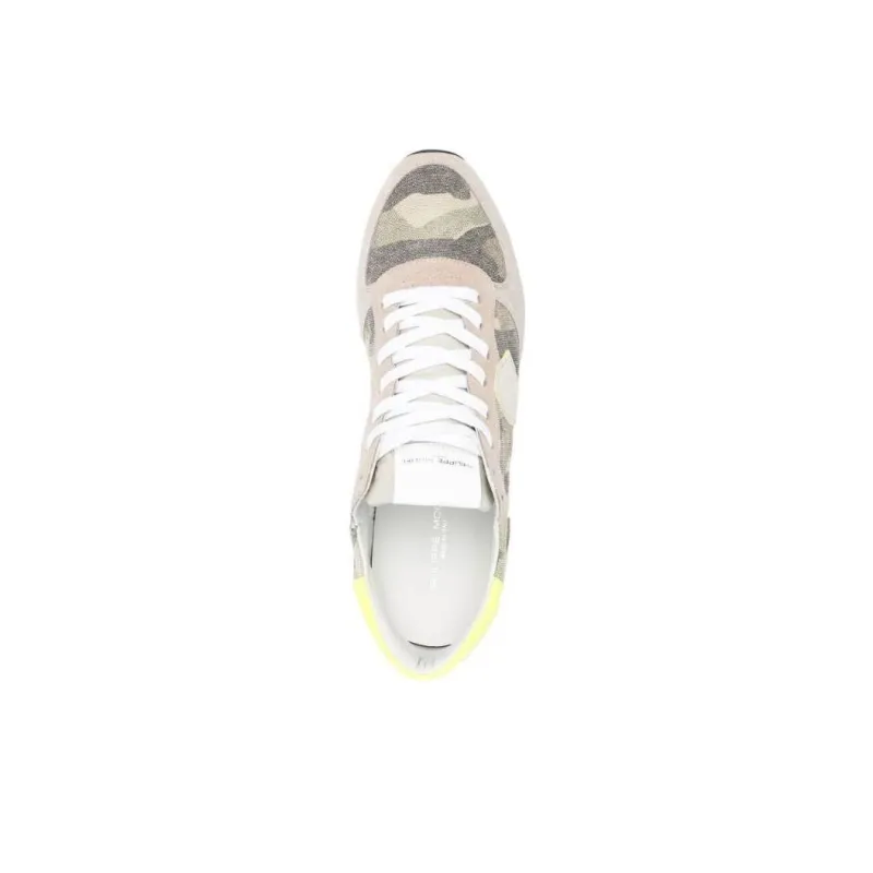 PHILIPPE MODEL Low Top Casual Shoes Men's Camouflage-2
