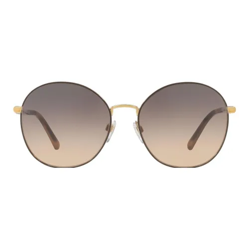 Burberry Metal Round Sunglasses Women's Brown
