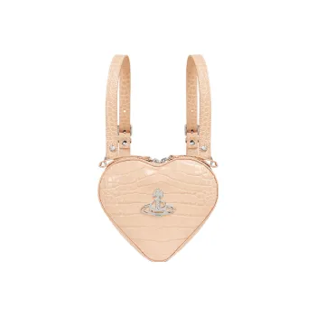 Vivienne Westwood Calfskin Backpack Mini Women's Cream Pink