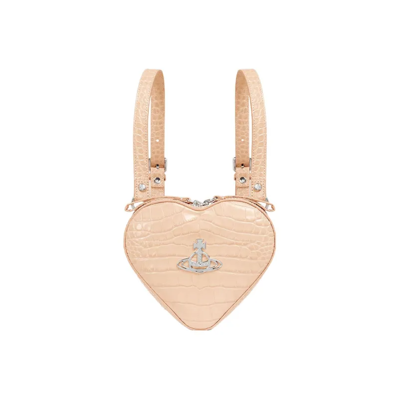 Vivienne Westwood Calfskin Backpack Mini Women's Cream Pink-0