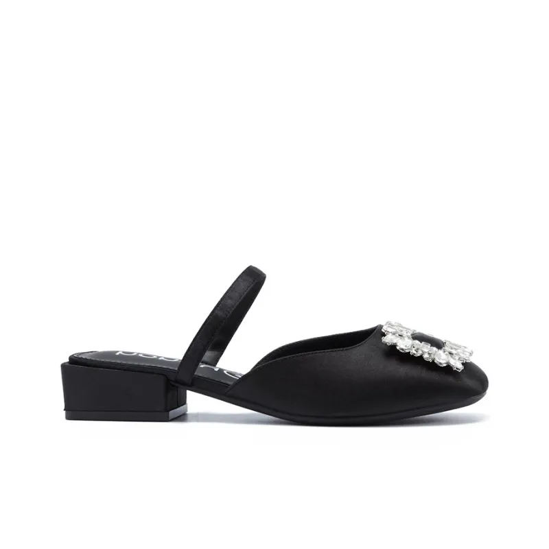 Honey GIRL Closed Toe Slippers Women's Black-1