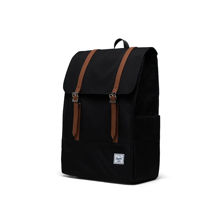 Herschel Recycled Material Backpack Regular Unisex Black-3