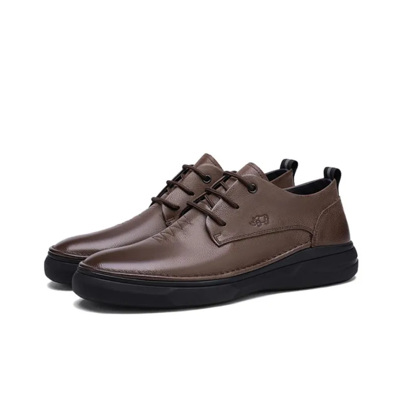 VOLO Dress Shoes Men Low Top Black/Brown/Earth Yellow-9
