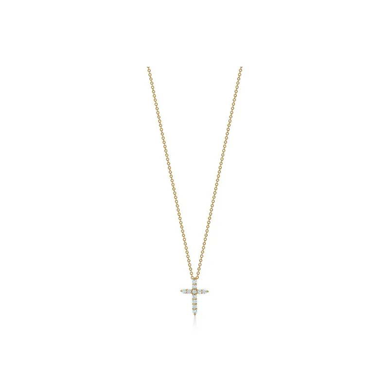 TIFFANY & CO. 18K Gold Diamonds Necklaces Women's Gold-0