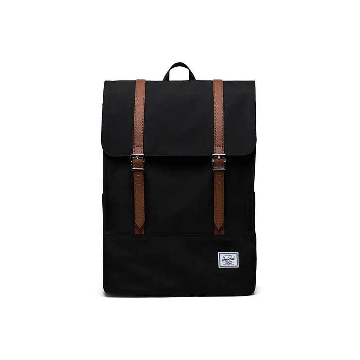 Herschel Recycled Material Backpack Regular Unisex Black-0