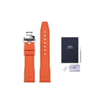 JEAYOU Compatibility Omega, IWC, Tudor, Breitling, Casio, Longines, Rolex, Tissot, MIDO Watch Band Rubber Material
