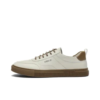 VOLO Small White Shoes Low-Top Skateboard Shoes Men's