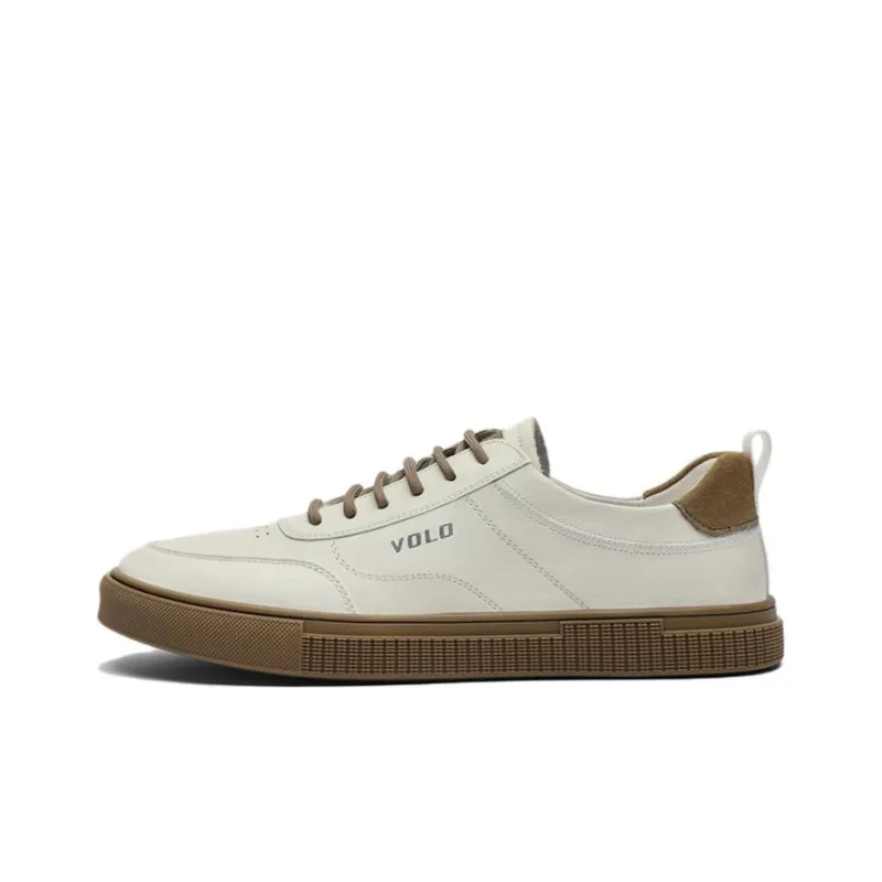 VOLO Small White Shoes Low-Top Skateboard Shoes Men's-0