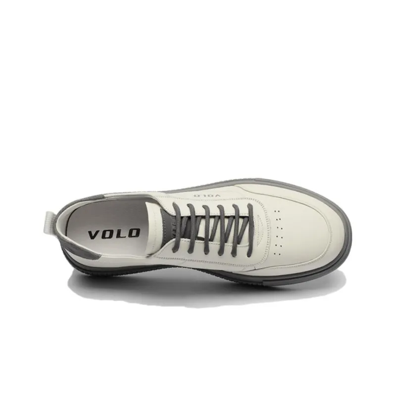 VOLO Small White Shoes Low-Top Skateboard Shoes Men's-10