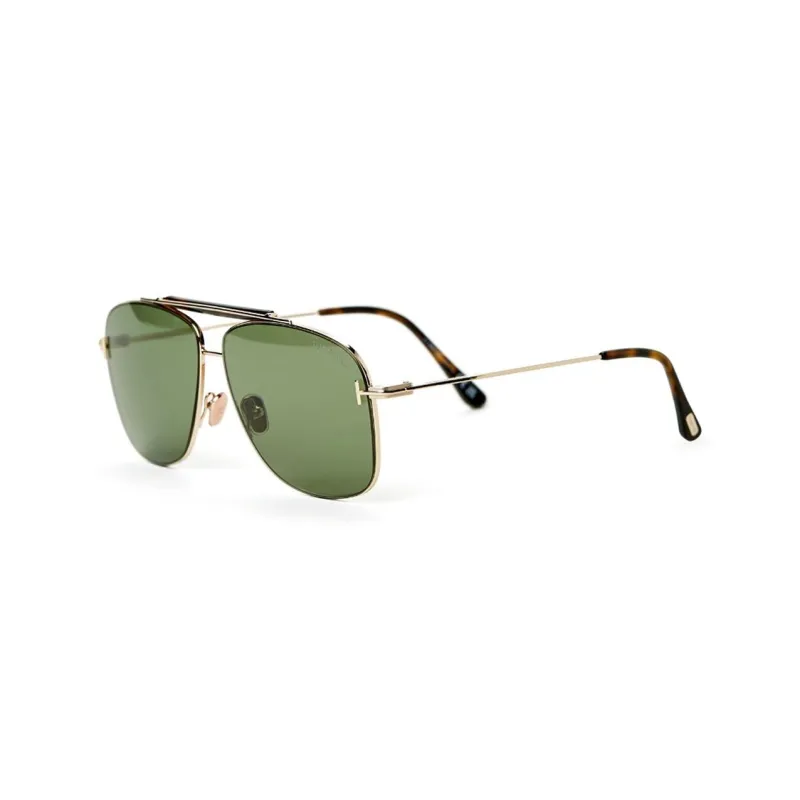 TOM FORD Polished Pilot-frame Sunglasses-0