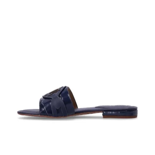 Lauren Ralph Lauren Logo-appliqué Flat Sandals