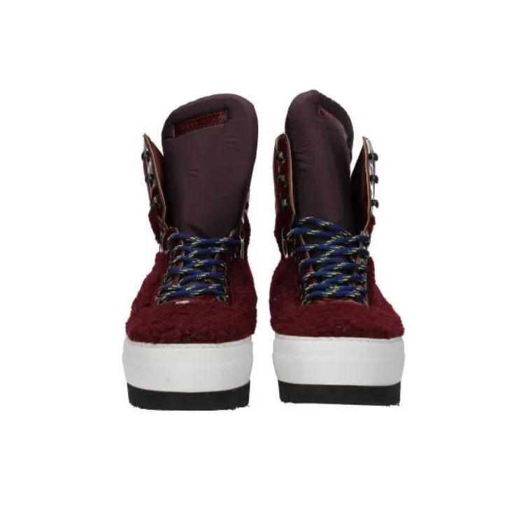 PHILIPPE MODEL Adele High-Top Skateboard Shoes Women's Red-3