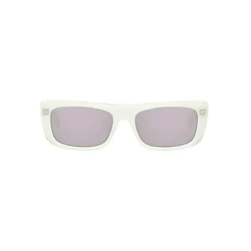 GIVENCHY Acetate Irregular Shape Sunglasses Women's Light Green