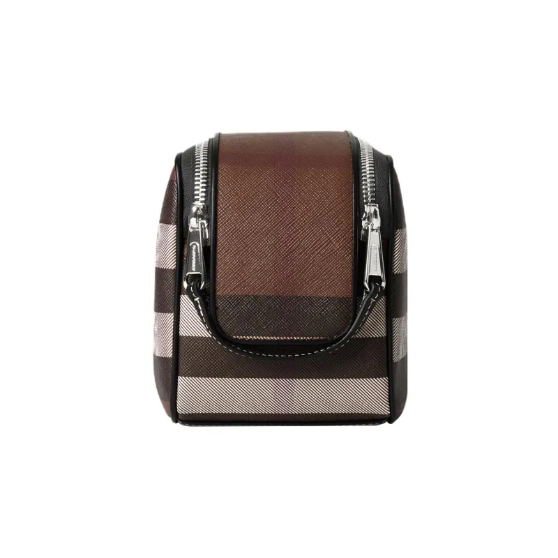 Burberry Thermoplastic Polyurethane Storage Bag Men's Brown-1