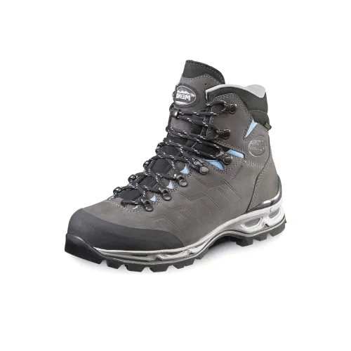 MEINDL Bellavista Lady MFS Anti Slip Wear Resistant High Top Outdoor Shoes Women's Gray Blue