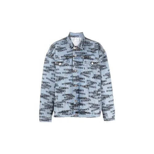 Vetements Logo-print Denim Jacket