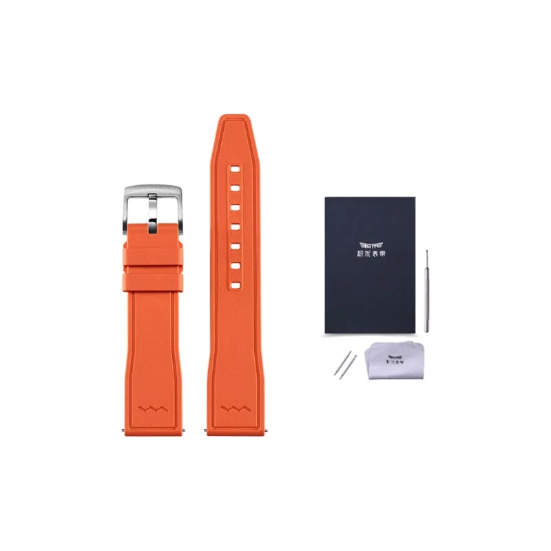 JEAYOU Compatibility Omega, IWC, Tudor, Breitling, Casio, Longines, Rolex, Tissot, MIDO Watch Band Rubber Material-16