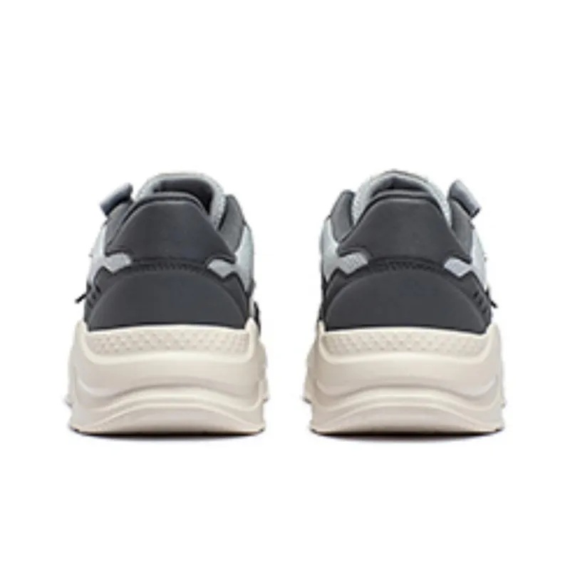 361° Cushioning And Breathable Low Top Running Shoes Men's Gray-2