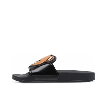 MOSCHINO Logo Debossed Slip On Sandals Women's