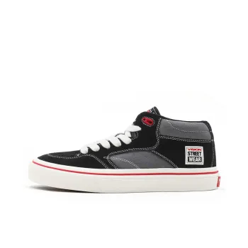 Vision Street Wear Concave Cushioned Wear Resistant Support Mid Top Skateboard Shoes Unisex Black Gray