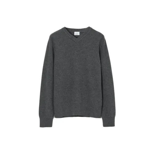 Burberry Sweaters Men Gray