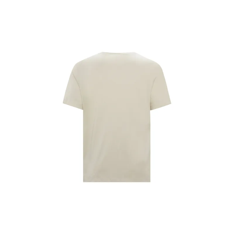Nike T Shirts Men Beige-1