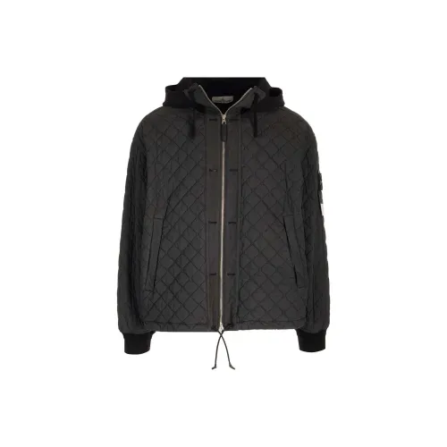 STONE ISLAND Jackets Men Lead Gray