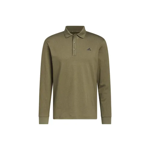 Adidas Essential Polo Shirts Men Rock Olive Green