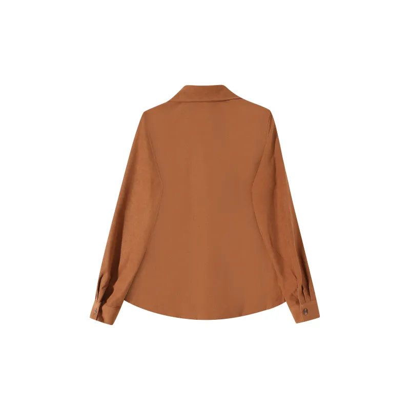 AHDO Shirts Women's Brown-1