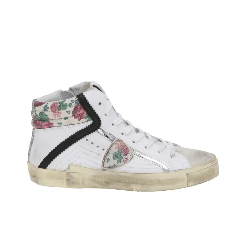 PHILIPPE MODEL Paris PRSX Leather High-top Sneakers-1