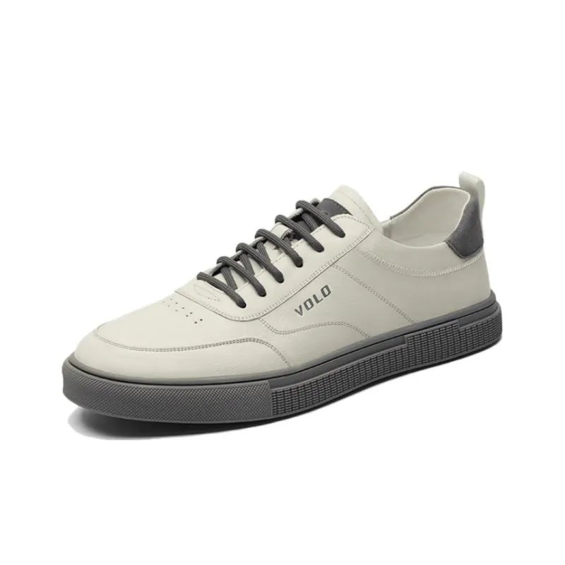 VOLO Small White Shoes Low-Top Skateboard Shoes Men's-8