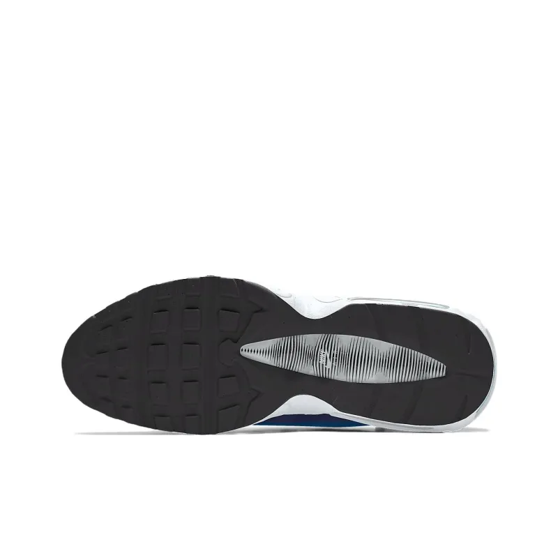 Nike Air Max 95 Anti-Slip And Wear-Resistant Lightweight Low-Top Casual Shoes Women's Blue-5