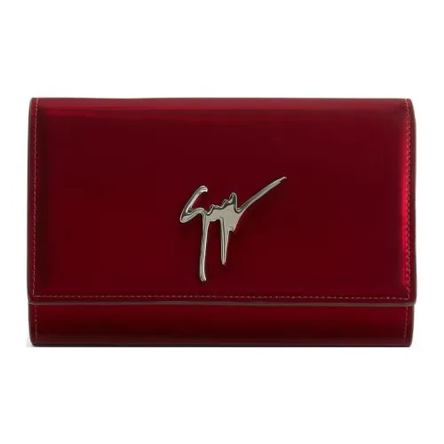 giuseppe zanotti Cleopatra Laminated-finish Clutch Bag