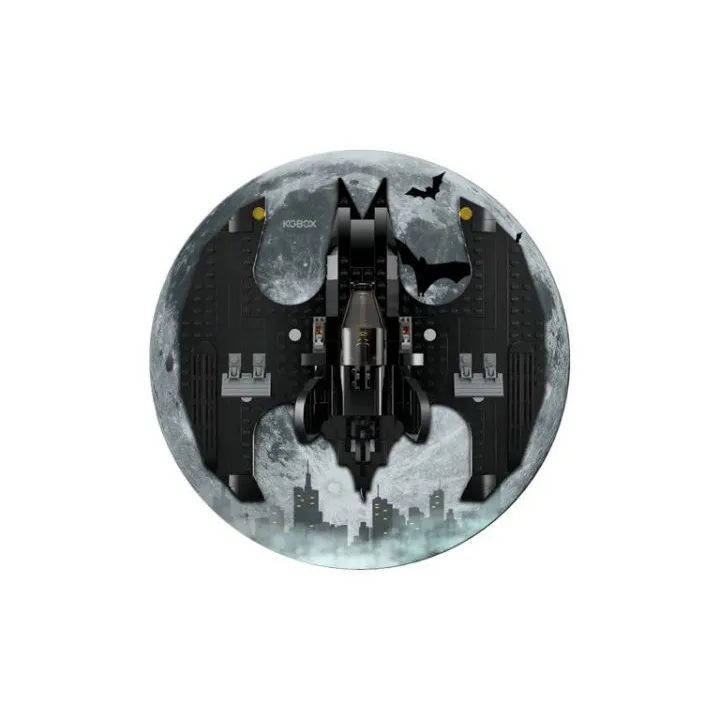 KGBOX Batman Vs Joker Batwing Acrylic Dust Resistant Building Blocks Display Case Dust Cover Model Accessories-4