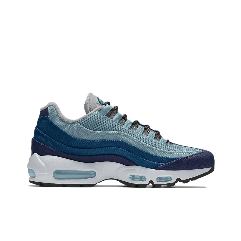 Nike Air Max 95 Anti-Slip And Wear-Resistant Lightweight Low-Top Casual Shoes Women's Blue-1