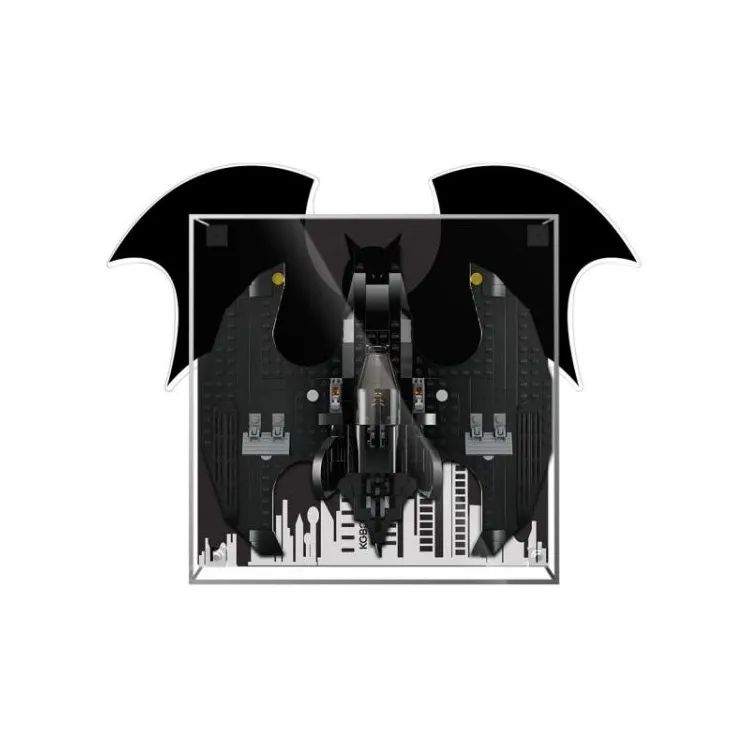 KGBOX Batman Vs Joker Batwing Acrylic Dust Resistant Building Blocks Display Case Dust Cover Model Accessories-2