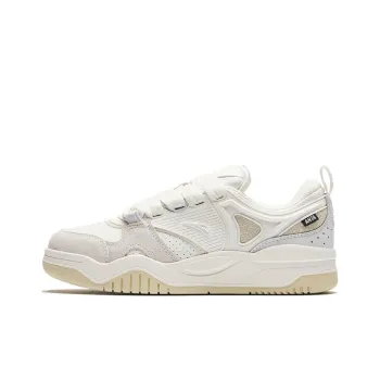 Anta Cushioning Slip Resistant Low Top Casual Shoes Women's White