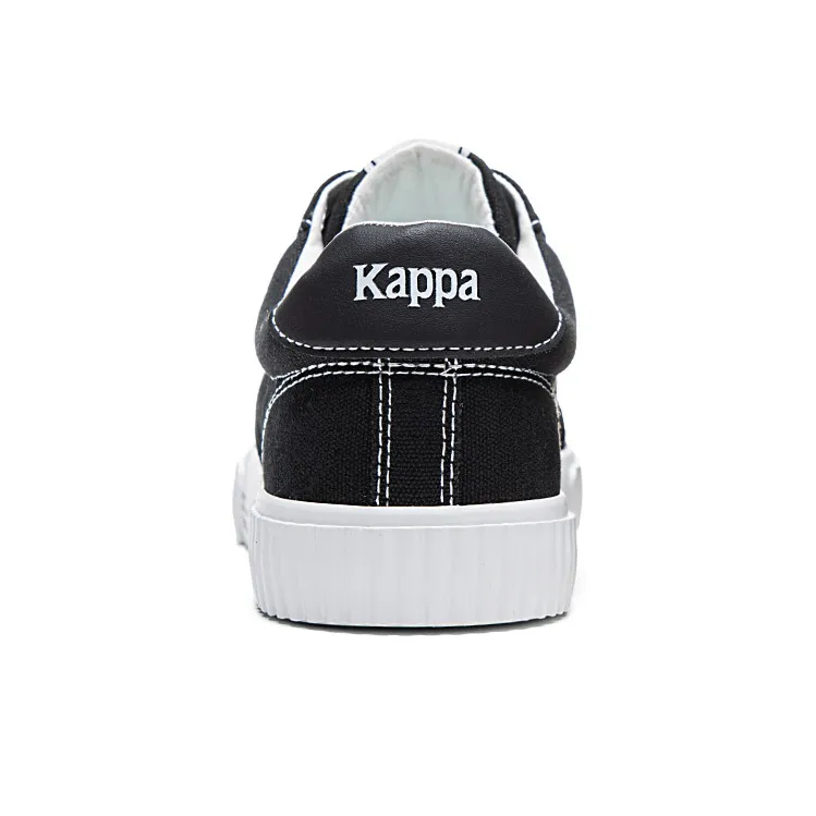 Kappa Slip Resistant, Abrasion Resistant, Lightweight, Breathable, Support Low Top Canvas Shoes Unisex Agate Black-4