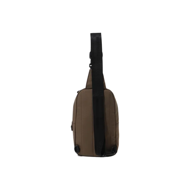 FILA Nylon Shoulder Bag, Sling Bag Regular Unisex Brown-1