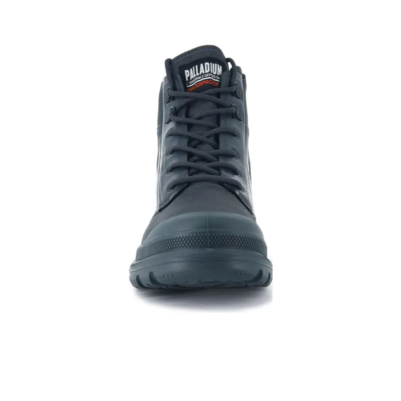 Palladium Pampa X TECH WP+ Ventilated Waterproof Wear-resistant Crew Outdoor Boots Unisex Gray-3