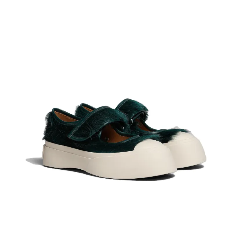 MARNI Women's Mary Jane Sneaker 'North Sea'-2