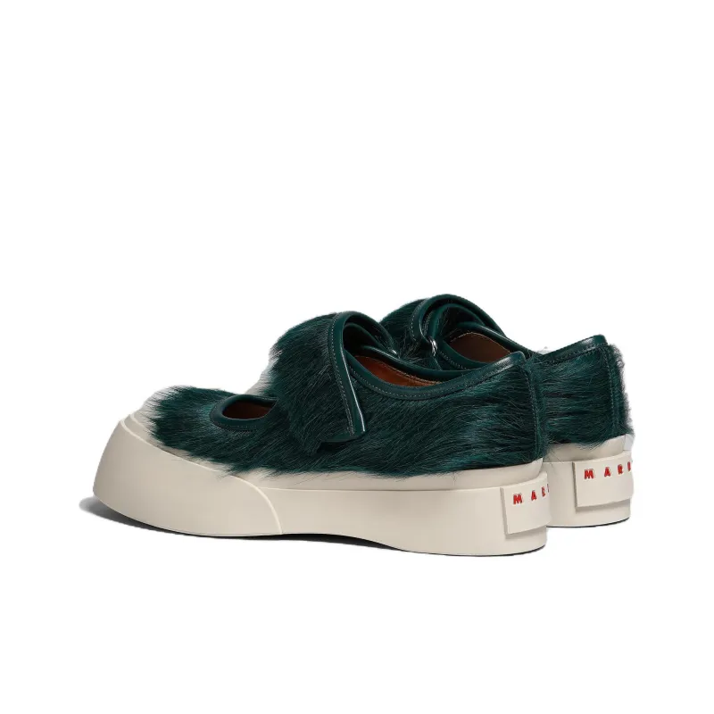 MARNI Women's Mary Jane Sneaker 'North Sea'-4