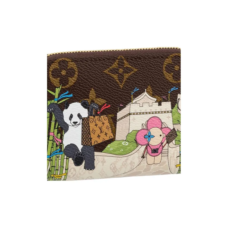 LOUIS VUITTON Zippy Coin Purse Monogram Vivienne Myosotis Blue-4